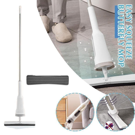 QuickDry  Foldable Self-Squeeze Butterfly Mop