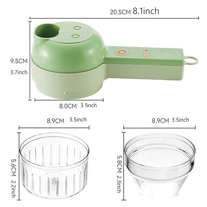 ChopMagic Pro 4-in-1  Handheld Electric Vegetable Chopper