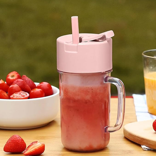 Travel Pro Combo: Foldable Silicone Water Bottle (600ml) + USB Juicer Cup Blender (420ml) – Stay Hydrated & Fresh On-the-Go!"