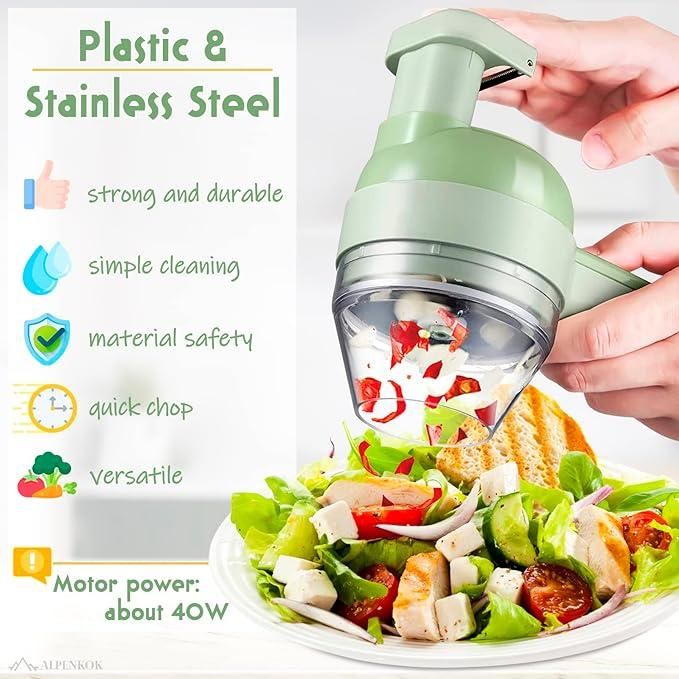 ChopMagic Pro 4-in-1  Handheld Electric Vegetable Chopper