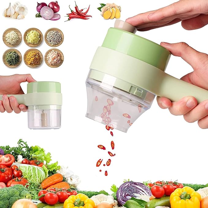 ChopMagic Pro 4-in-1  Handheld Electric Vegetable Chopper