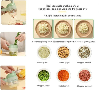 ChopMagic Pro 4-in-1  Handheld Electric Vegetable Chopper