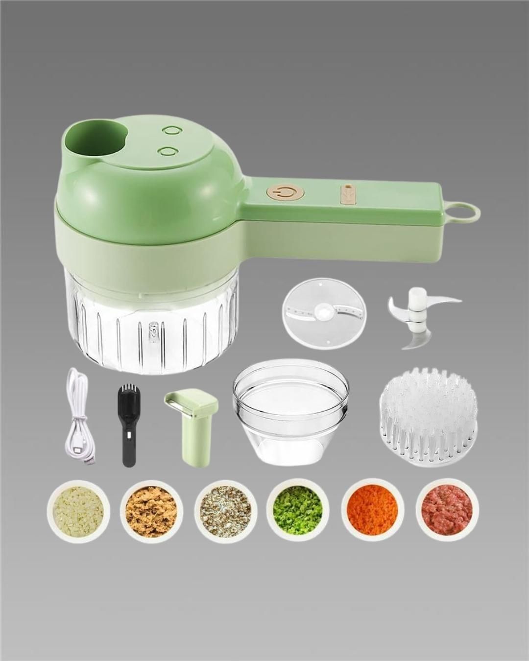 ChopMagic Pro 4-in-1  Handheld Electric Vegetable Chopper