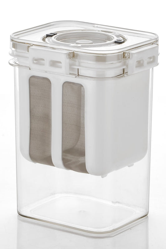 Pro 1400ml Greek Yogurt & Multi-Strain Maker – Leak-Proof, Mesh-Fit, All-in-One Strainer Jar