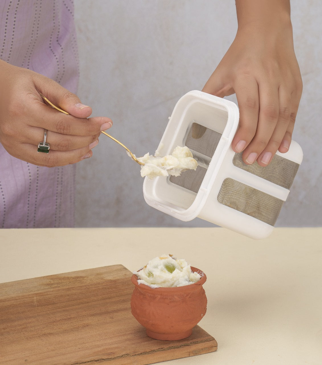 Pro 1400ml Greek Yogurt & Multi-Strain Maker – Leak-Proof, Mesh-Fit, All-in-One Strainer Jar
